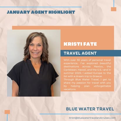 Blue Water Travel Facebook photo