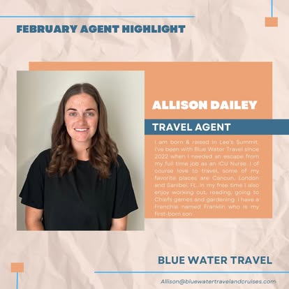 Blue Water Travel Facebook photo