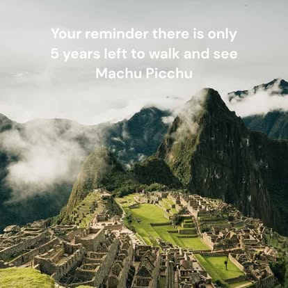 Machu Picchu scenic view at Saqsaywaman