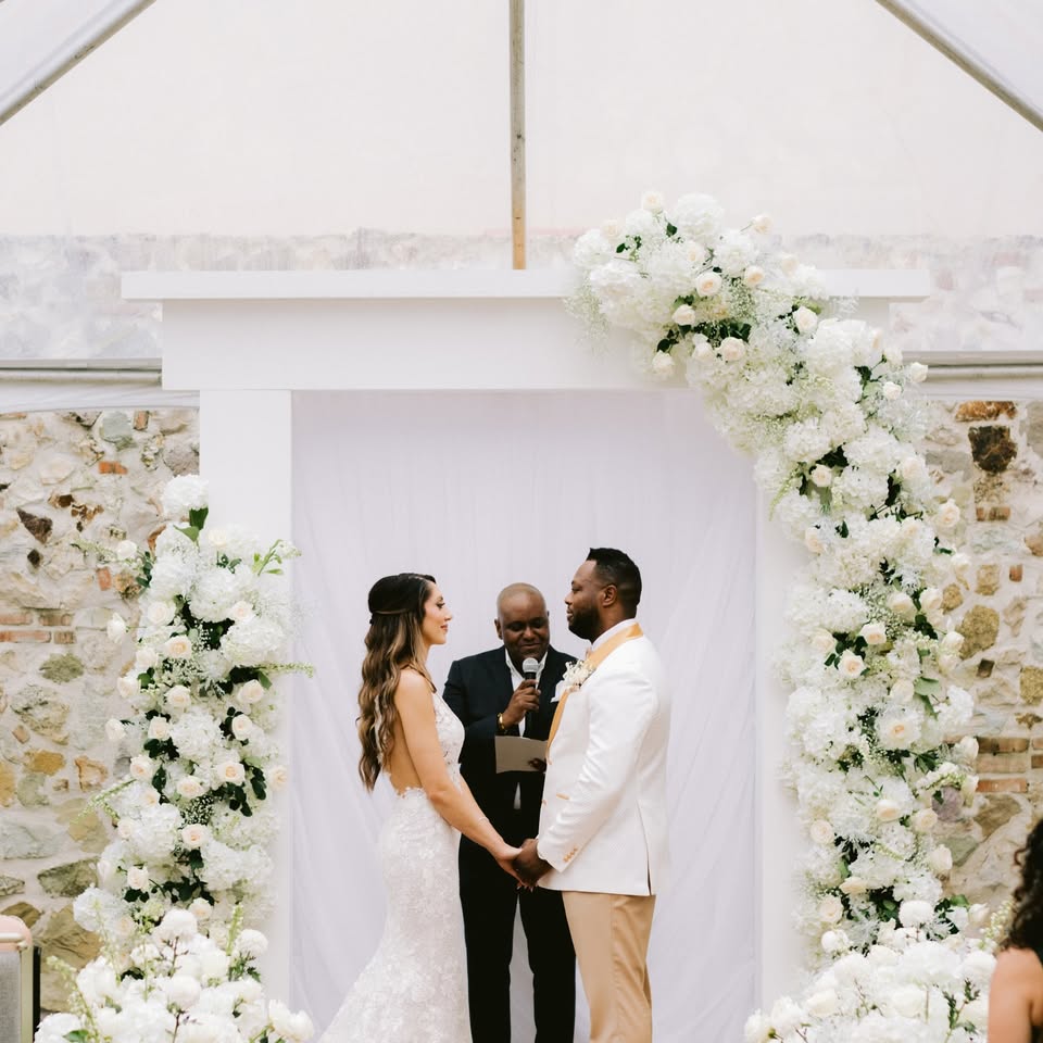 Wedding floral arrangement detail